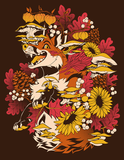 Fall Fox Print