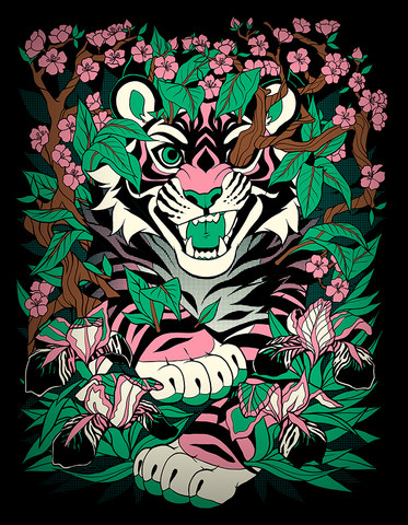 Spring Tiger [Giclée Print]